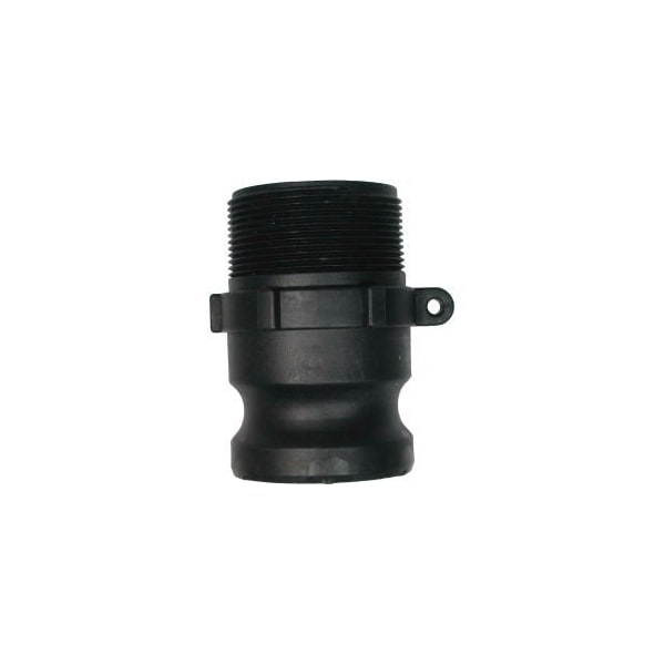 1" Polypropylene Camlock Fitting - Male Coupler x MPT Thread
